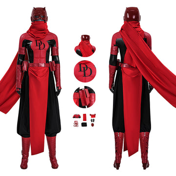 Elektra Daredevil Cosplay Costume Marvel Comics Halloween Female Outfits Becostume